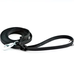 Feel Koiran Hihnat Ja Flexit*Nahkatalutin Leather Braid, musta