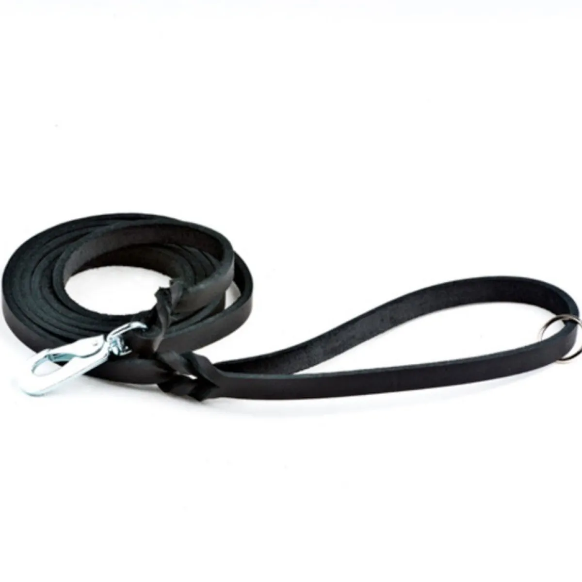 Feel Koiran Hihnat Ja Flexit*Nahkatalutin Leather Braid, musta