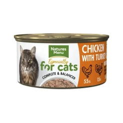 natures:menu Kissan Märkäruoka|Viljaton Kissanruoka*Natures Menu Cat kana & kalkkuna 85 g