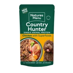 natures:menu Koiran Märkäruoka Ja Makkarat*CH Dog Kana, 150g