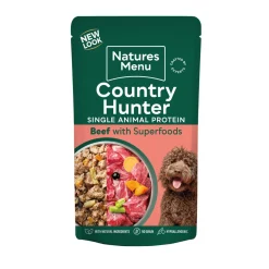 natures:menu Koiran Märkäruoka Ja Makkarat*CH Dog Nauta, 150g