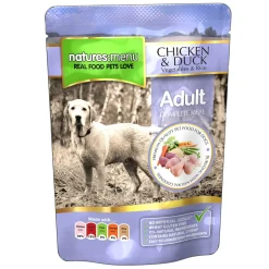natures:menu Koiran Märkäruoka Ja Makkarat*Dog Kana & Ankka 300g