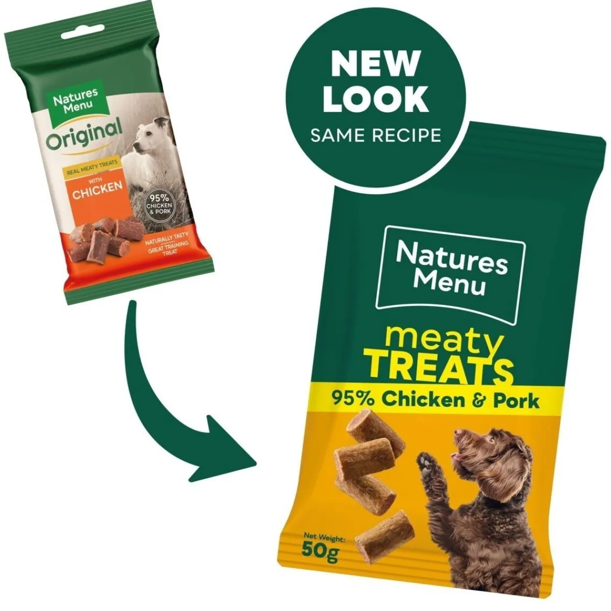 natures:menu Pikkuherkut Ja Treeninamit*Natures Menu Kana-Possuherkku koiralle 50 g