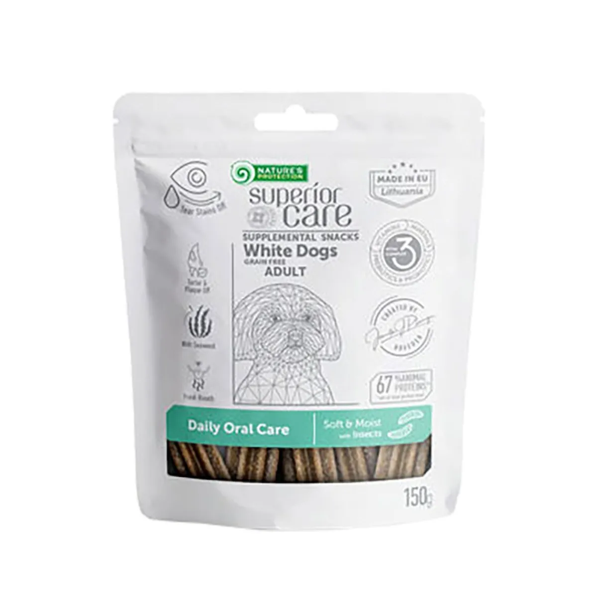 Nature's Protection Hammasherkut*Superior Care White Oral care koiranherkku 150 g