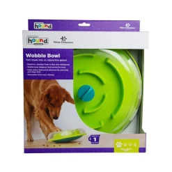 Nina Ottosson Koiran Aktivointilelut Ja -Pelit*Dog Wobble Bowl lime