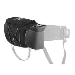 Non-stop dogwear Koiran Hihnat Ja Flexit|Retkeily Koiran Kanssa*Non-Stop Belt laukku vetovyöhön, musta/harmaa