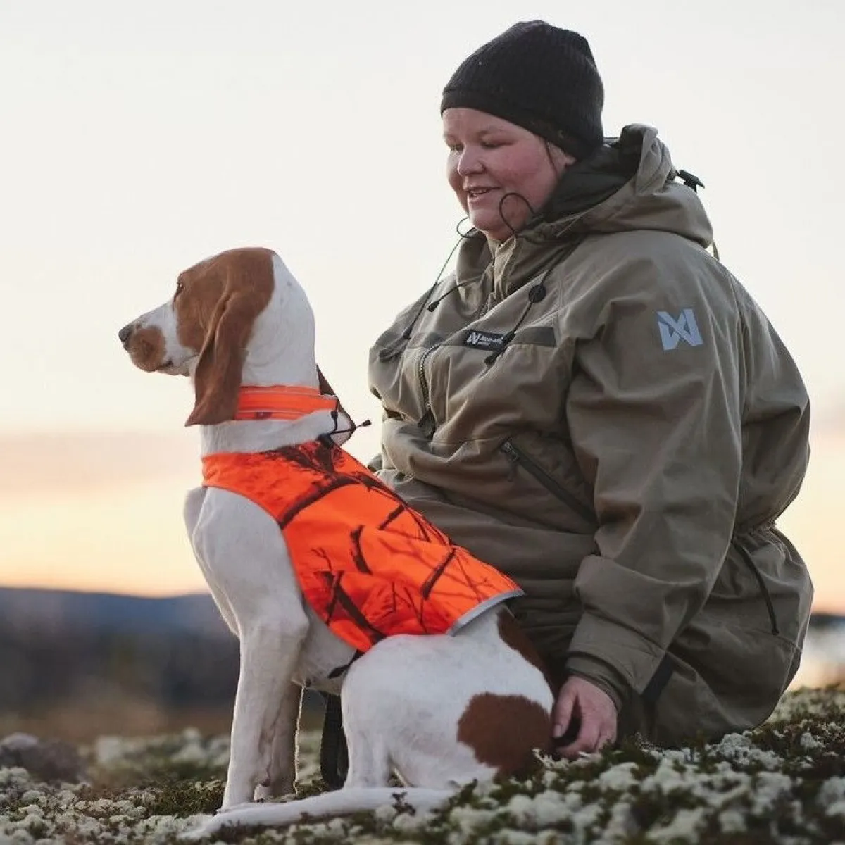 Non-stop dogwear Koiran Heijastimet Ja Valot|Koiran Vaatteet*Non-Stop Camo huomioliivi oranssi