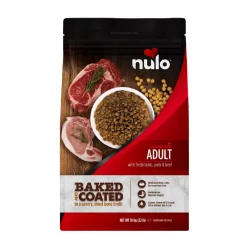 Nulo Koiran Kuivaruoka|Viljaton Koiranruoka*Baked & Coated Dog Adult Fresh Lamb, Pork & Beef