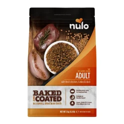 Nulo Koiran Kuivaruoka|Viljaton Koiranruoka*Baked & Coated Dog Adult Fresh Chicken, Turkey & Duck