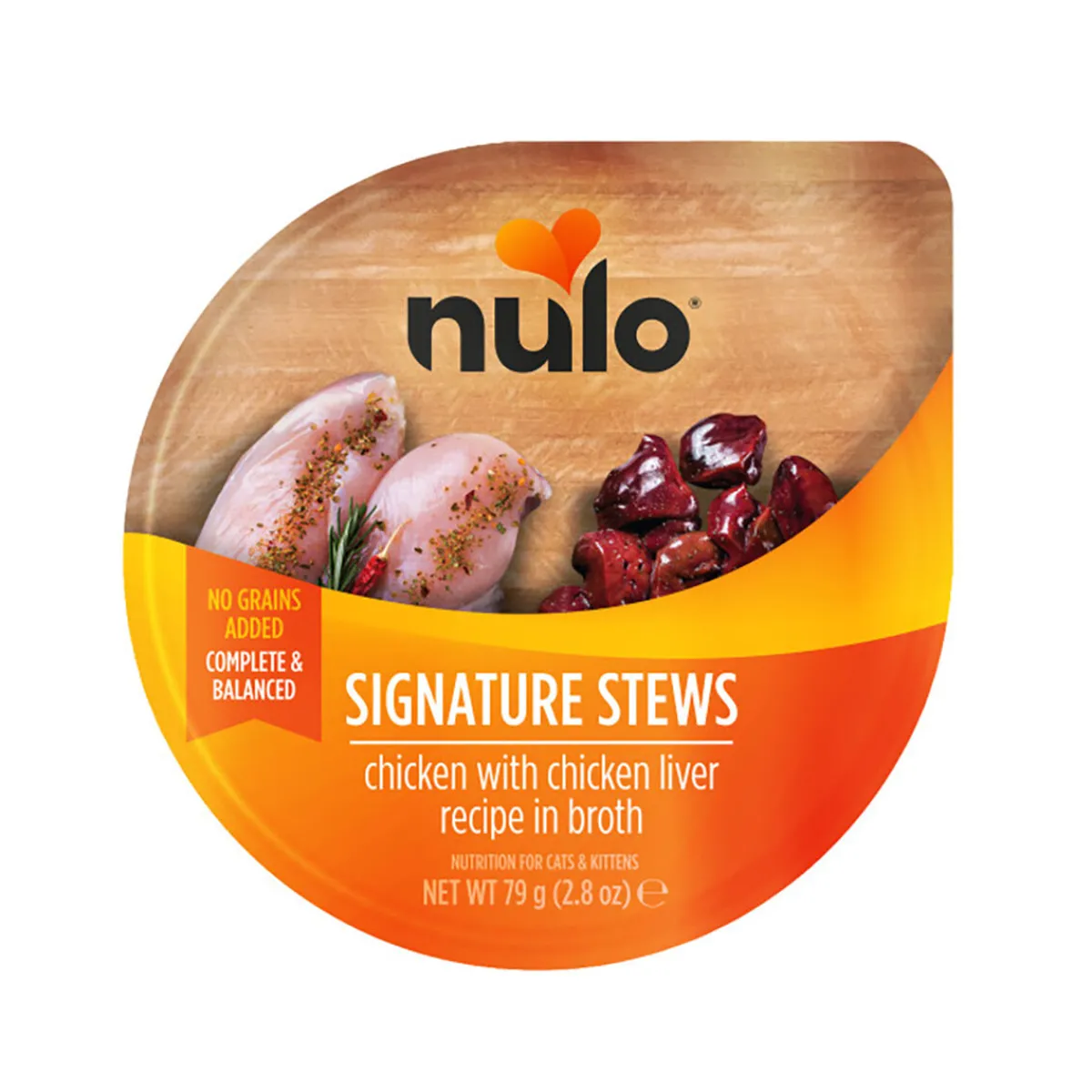 Nulo Kissan Märkäruoka|Uutuudet Kissoille*Signature Stews Cat kanaa & kananmaksaa liemessä 79 g