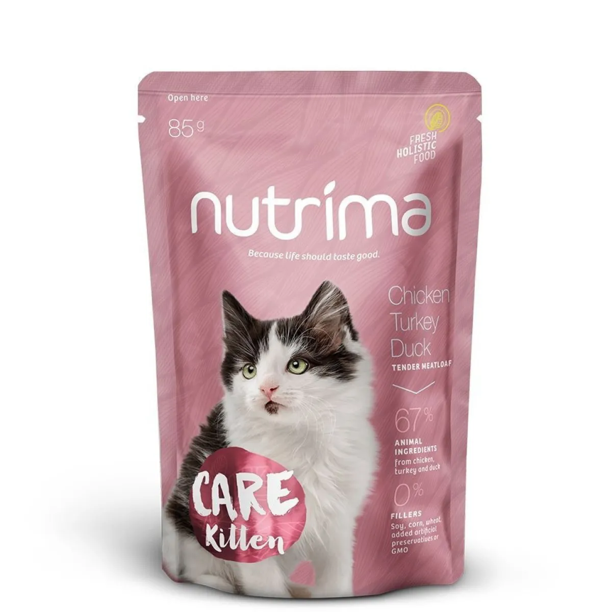 Nutrima Kissan Märkäruoka|Kissanpennun Ruoka*Cat Care Kitten märkäruoka 85g