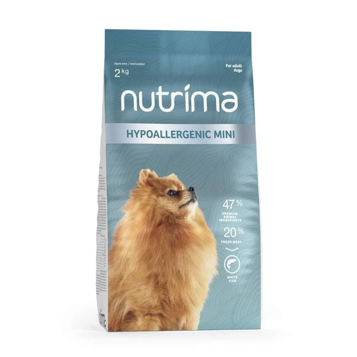 Nutrima Koiranruoat Erityistapeisiin|Koiran Kuivaruoka*Dog Adult Hypoallergenic Mini
