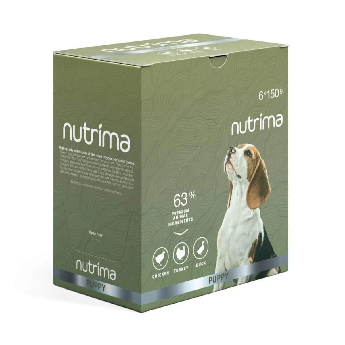 Nutrima Penturuoka|Penturuoka*Growth Puppy märkäruoka 150g