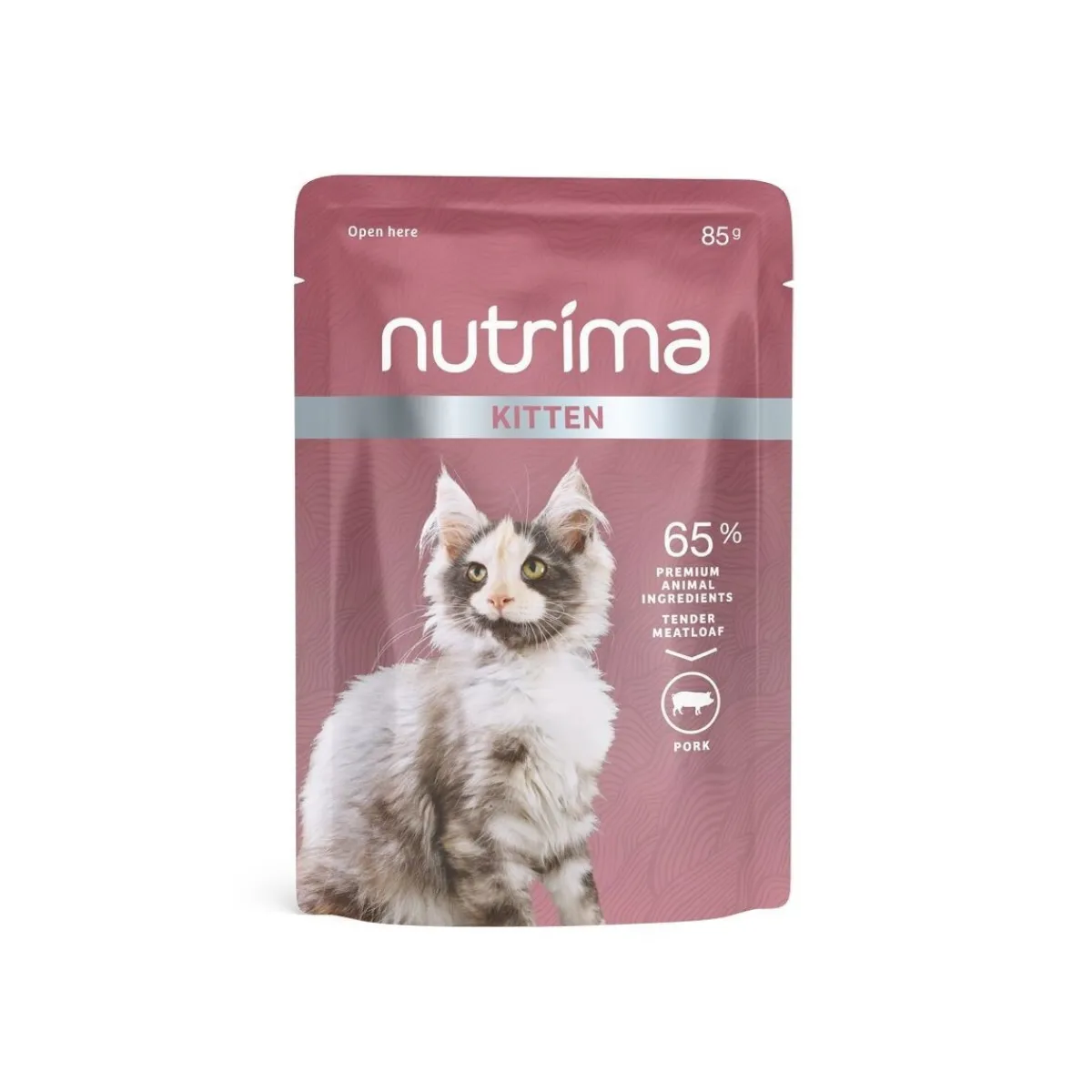 Nutrima Kissan Märkäruoka|Kissanpennun Ruoka*Kitten Pork 85 g