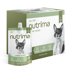 Nutrima Koiran Märkäruoka Ja Makkarat|Uutuudet Koirille*Lammaspyree 150 ml