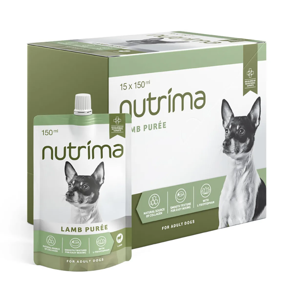 Nutrima Koiran Märkäruoka Ja Makkarat|Uutuudet Koirille*Lammaspyree 150 ml