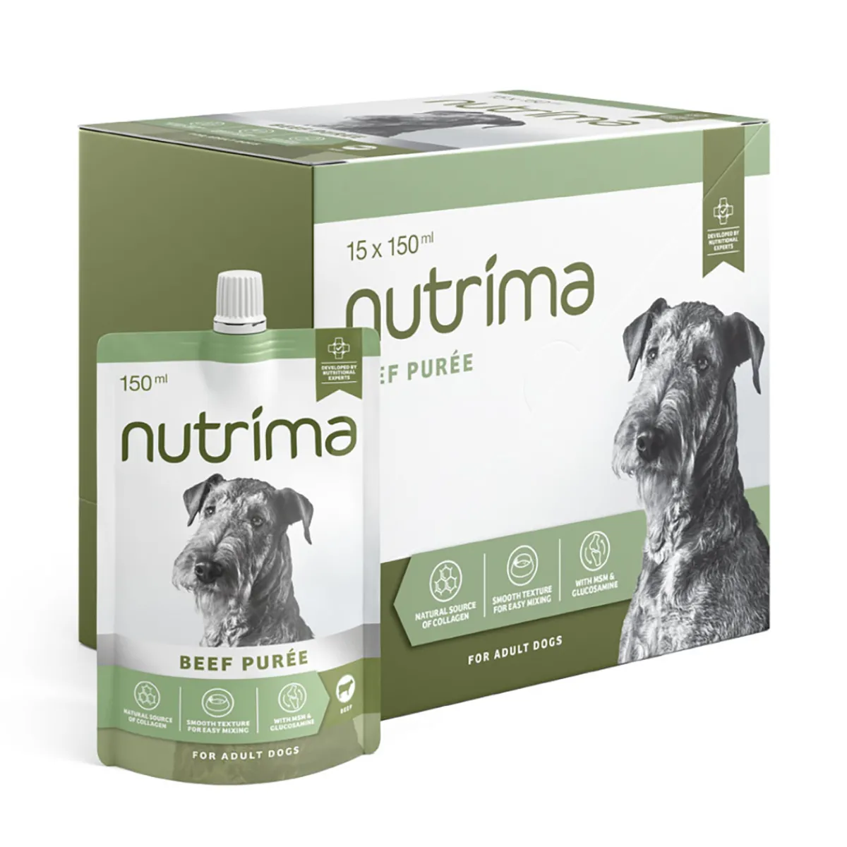 Nutrima Koiran Märkäruoka Ja Makkarat|Uutuudet Koirille*Nautapyree 150 ml