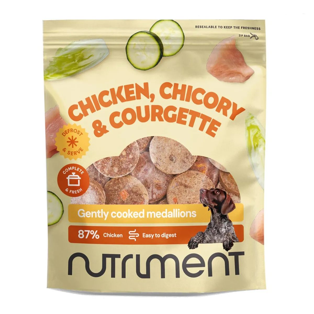 Nutriment Ruokinnan Monipuolistaminen|Kotimainen Koiranruoka*Fresh Frozen kana