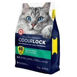 Odour Lock Paakkuuntuva Kissanhiekka|Hajustettu Kissanhiekka*Odourlock Calming Breeze 12kg