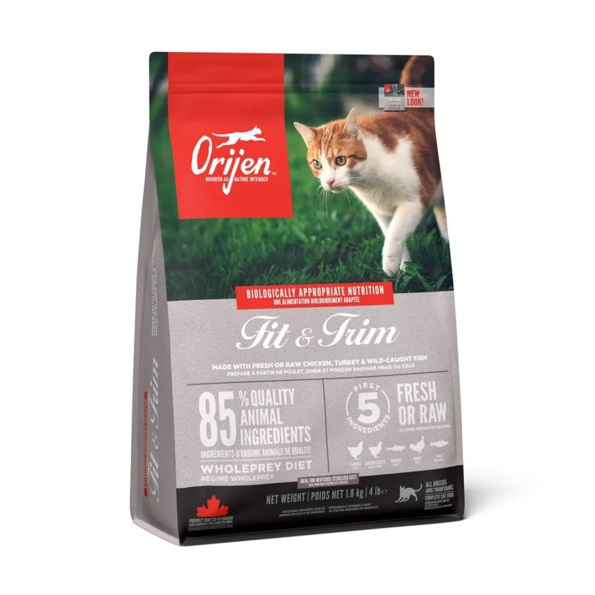 Orijen Viljaton Kissanruoka|Vähärasvainen Kissanruoka*Fit & Trim Cat
