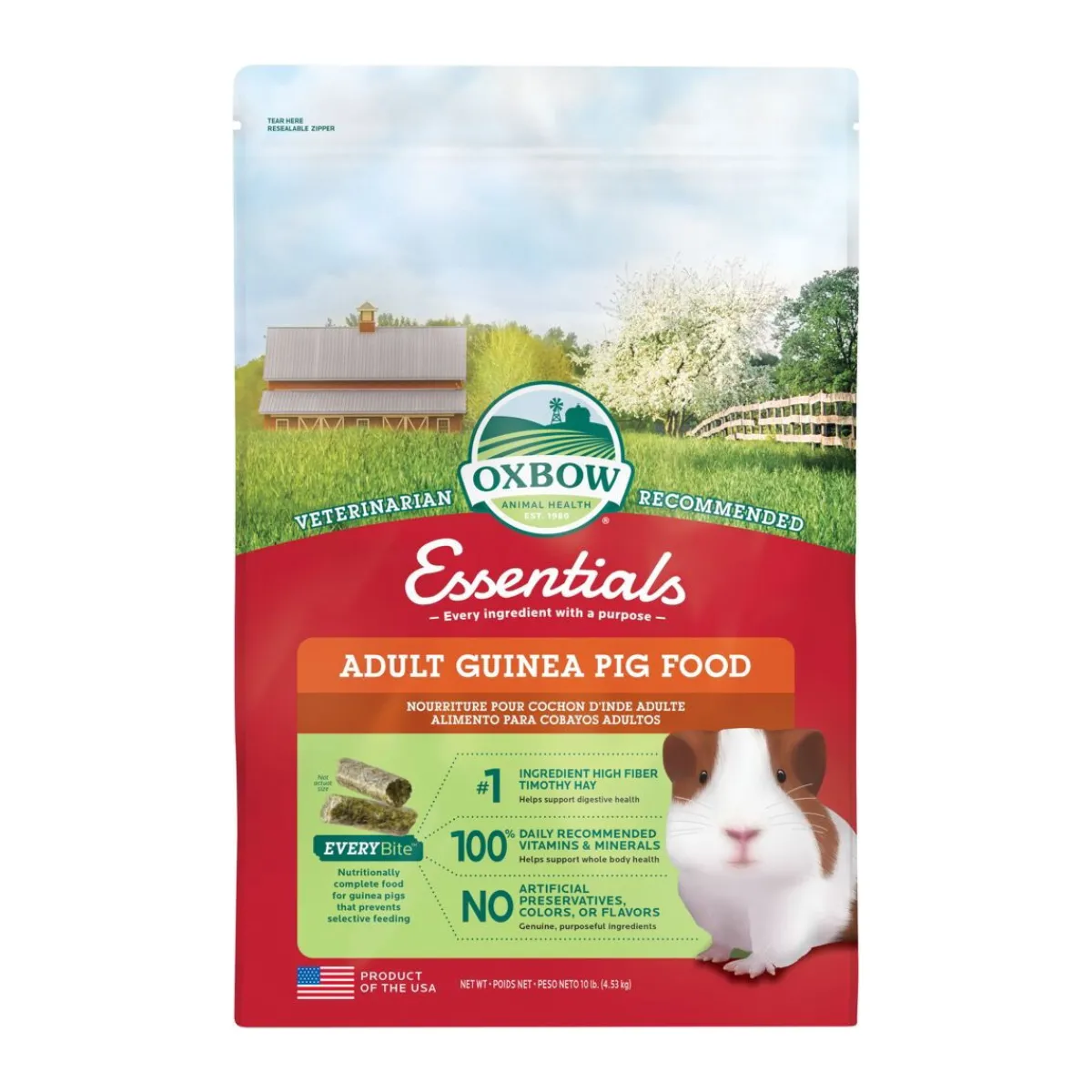 Oxbow Pieneläinten Ruoka|Marsun Ruoka*Essentials Adult Guinea Pig