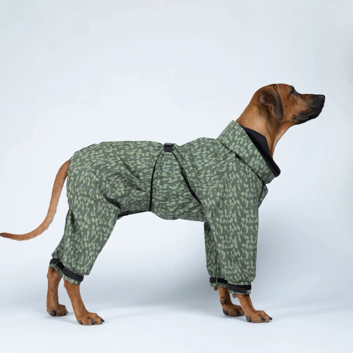 PAIKKA Heijastavat Koiran Vaatteet|Koiran Heijastimet Ja Valot*Rain Suit -sadehaalari, vihreä