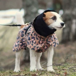 PAIKKA Koiran Heijastimet Ja Valot|Heijastavat Koiran Vaatteet*Visibility Raincoat Lite -koiran sadetakki, leo