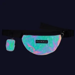 PAIKKA Makupalapussit*Visibility Treat Bag vyölaukku, green leo