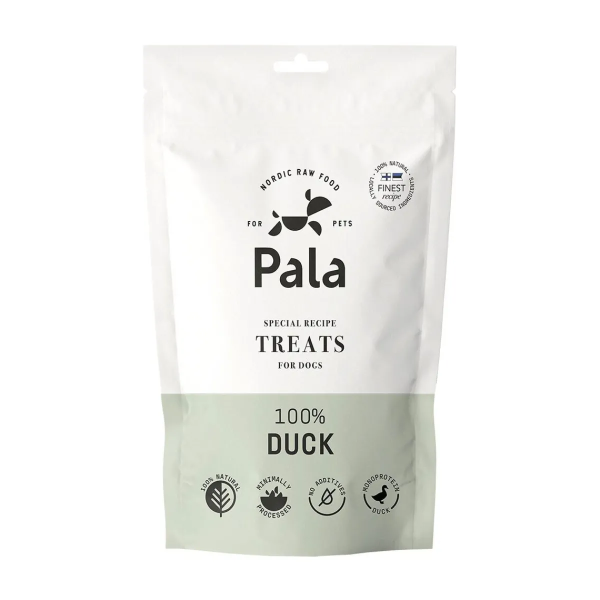Pala Petfoods Täyslihaherkut|Pehmeät Koiran Herkut*Pala 100% Ankka 100g