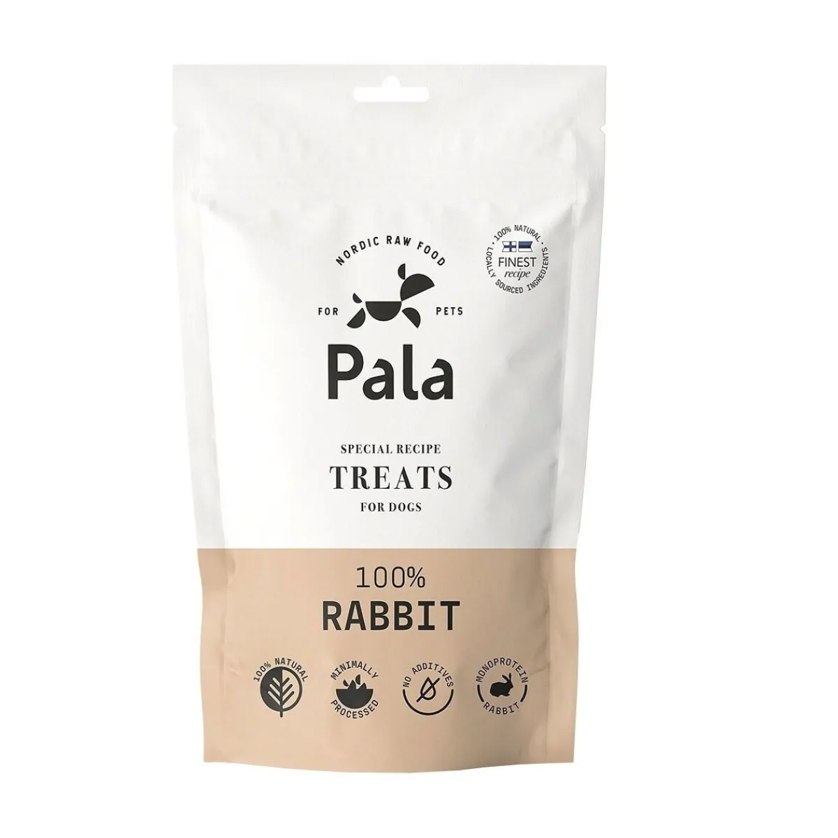 Pala Petfoods Täyslihaherkut|Pehmeät Koiran Herkut*Pala 100% Kani 100g