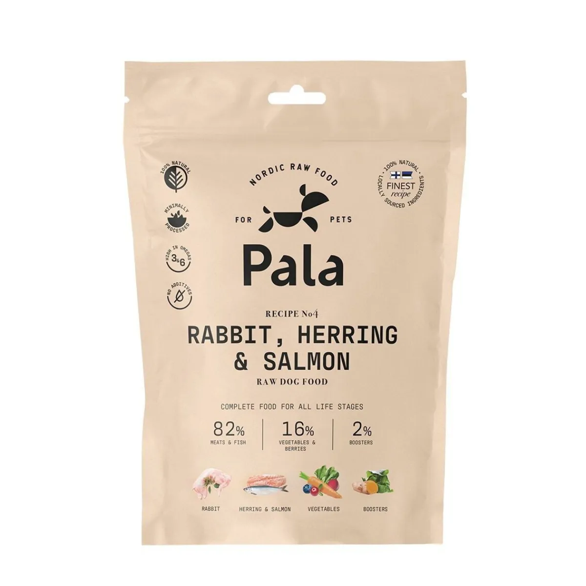 Pala Petfoods Koiran Kuivaruoka|Ruokinnan Monipuolistaminen*Pala #4 Kani, Silli & Lohi