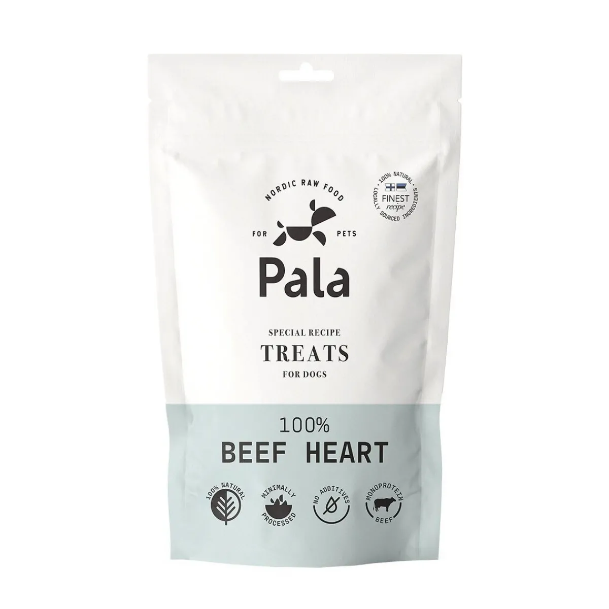Pala Petfoods Täyslihaherkut|Pehmeät Koiran Herkut*Pala 100% Naudansydän 100g