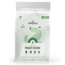Petgood Koiran Kuivaruoka*hyönteispohjainen premiumruoka aikuiselle koiralle