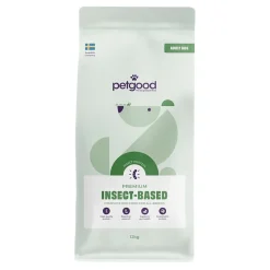Petgood Koiran Kuivaruoka*hyönteispohjainen premiumruoka aikuiselle koiralle
