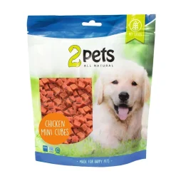 2Pets Pehmeät Koiran Herkut|Pikkuherkut Ja Treeninamit*Kanaminikuutiot 400 g