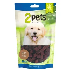 2Pets Pikkuherkut Ja Treeninamit|Pehmeät Koiran Herkut*Lampaanlihakuutiot