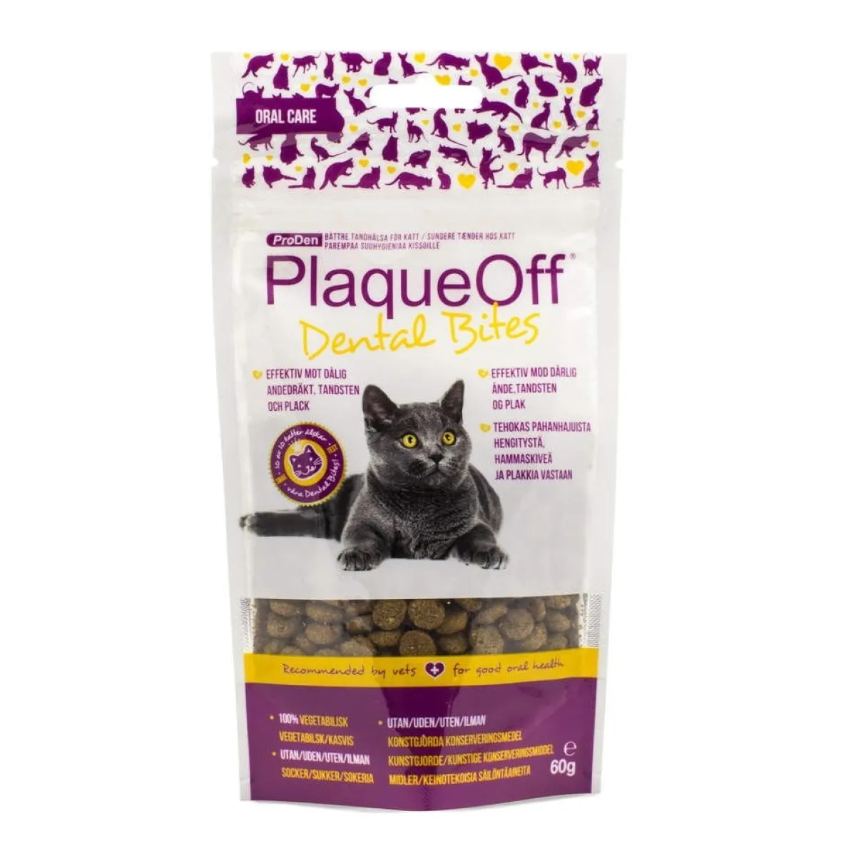 PlaqueOff Kissan Hampaat|Kissan Hampaat*PlaqueDental Bites kissa 60g
