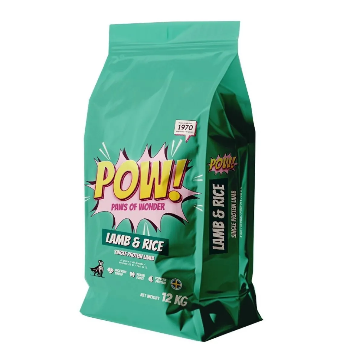 POW! Koiran Kuivaruoka|Koiranruoat Erityistapeisiin*Dog Adult Lamb & Rice