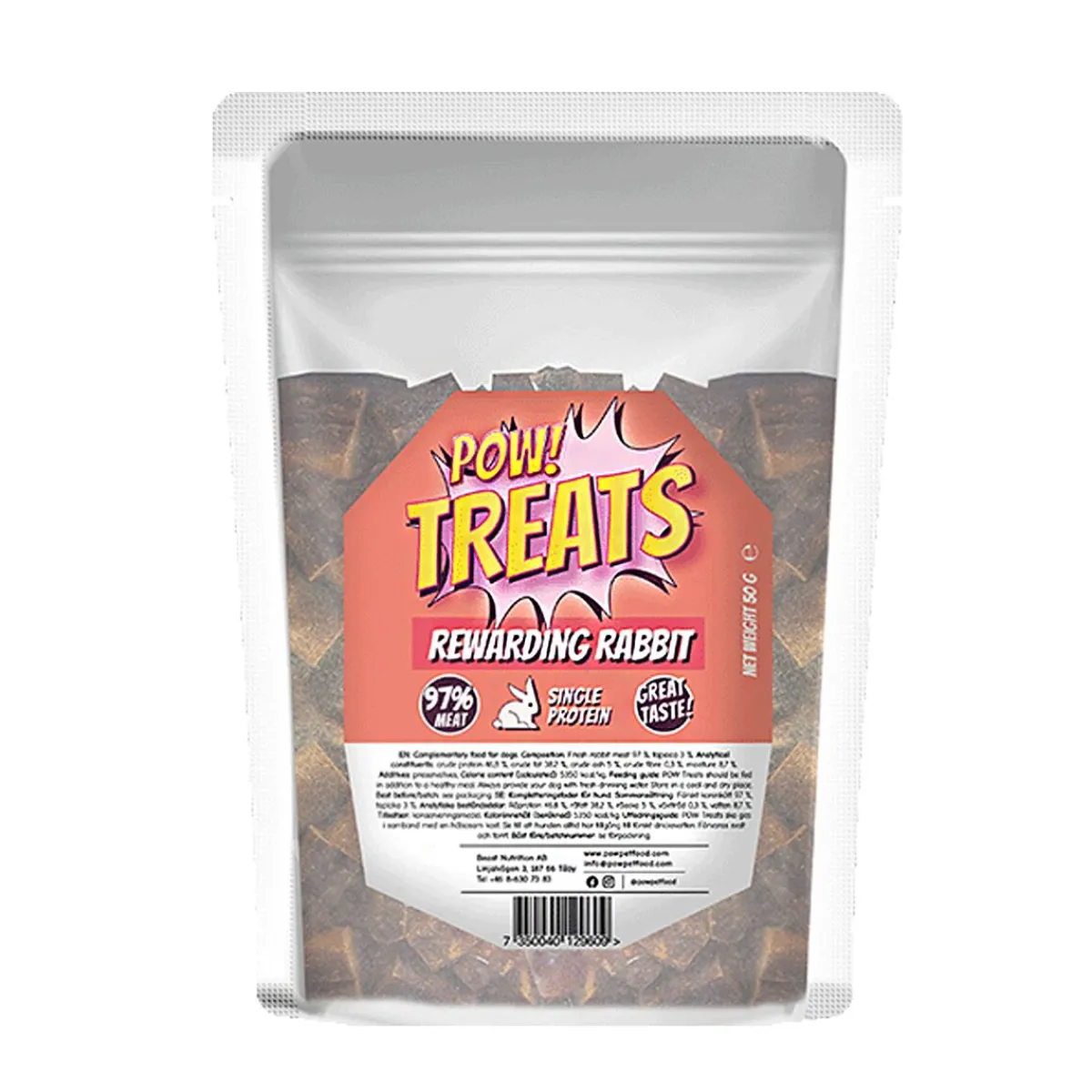 POW! Koiranruoat Erityistapeisiin|Pikkuherkut Ja Treeninamit*Treats Rewarding Rabbit