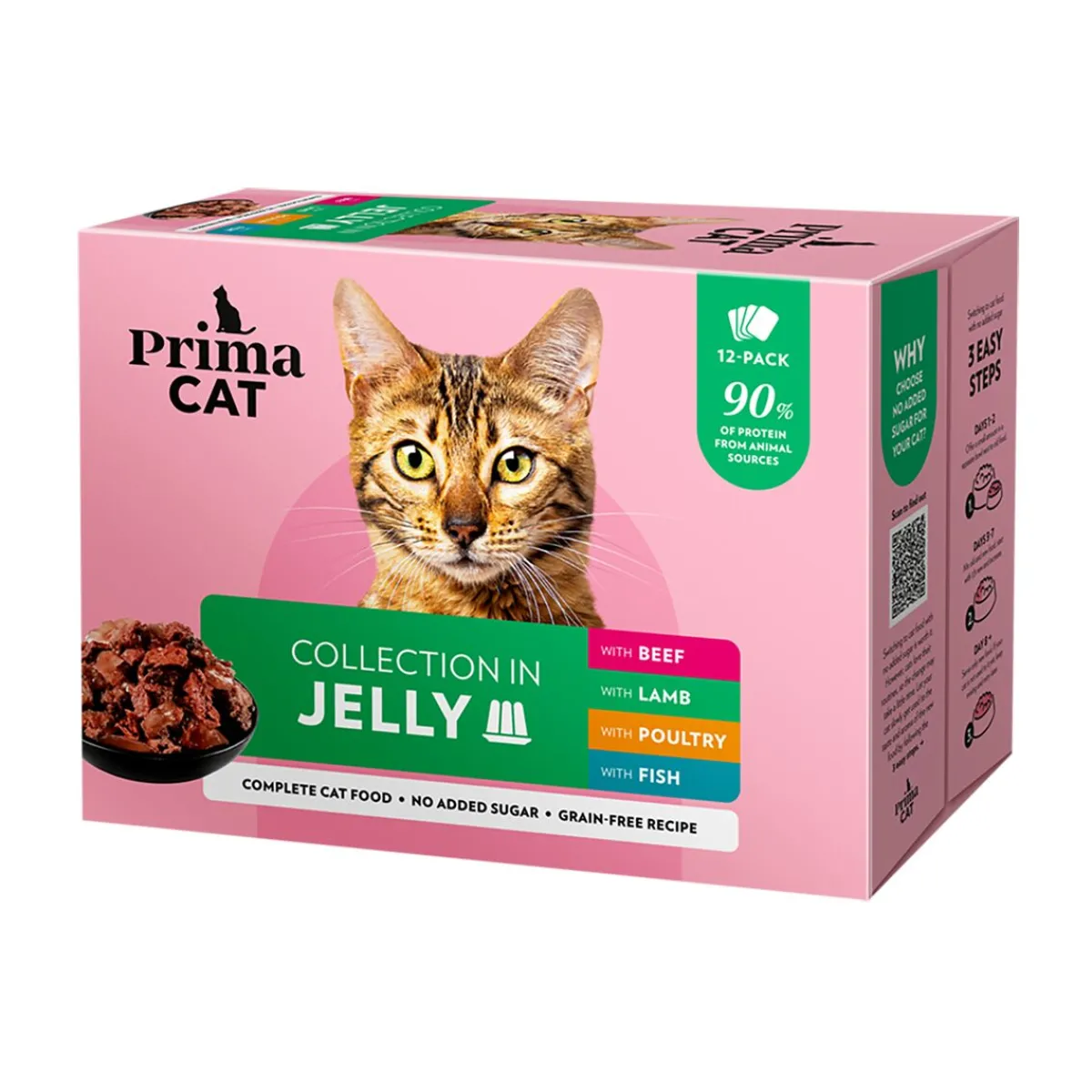 PrimaCat Kissan Märkäruoka*Classic Multipack hyytelössä 12 x 85 g