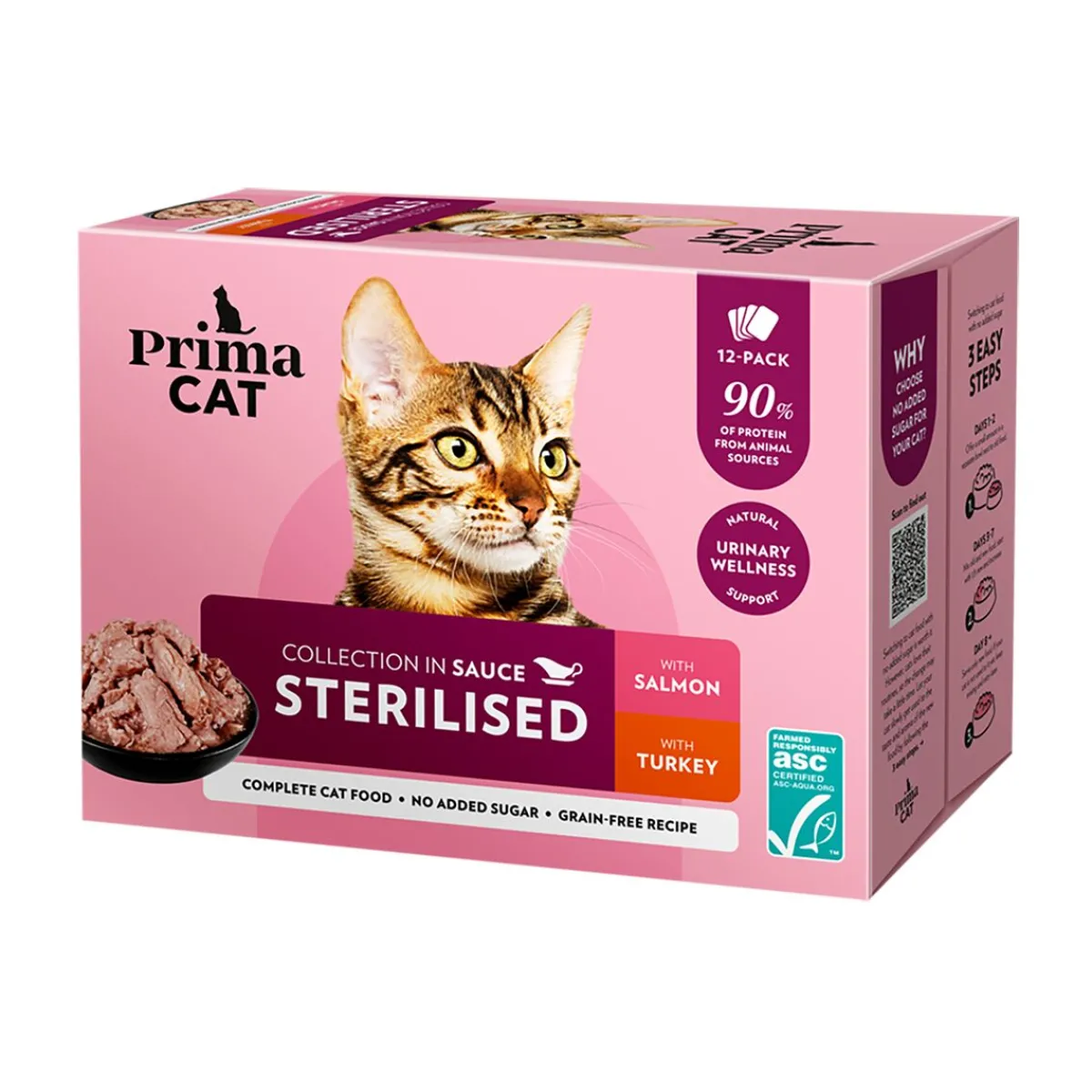 PrimaCat Kissan Märkäruoka|Kissan Erikoisruoat*Classic Sterilized kastikkeessa 12 x 85 g