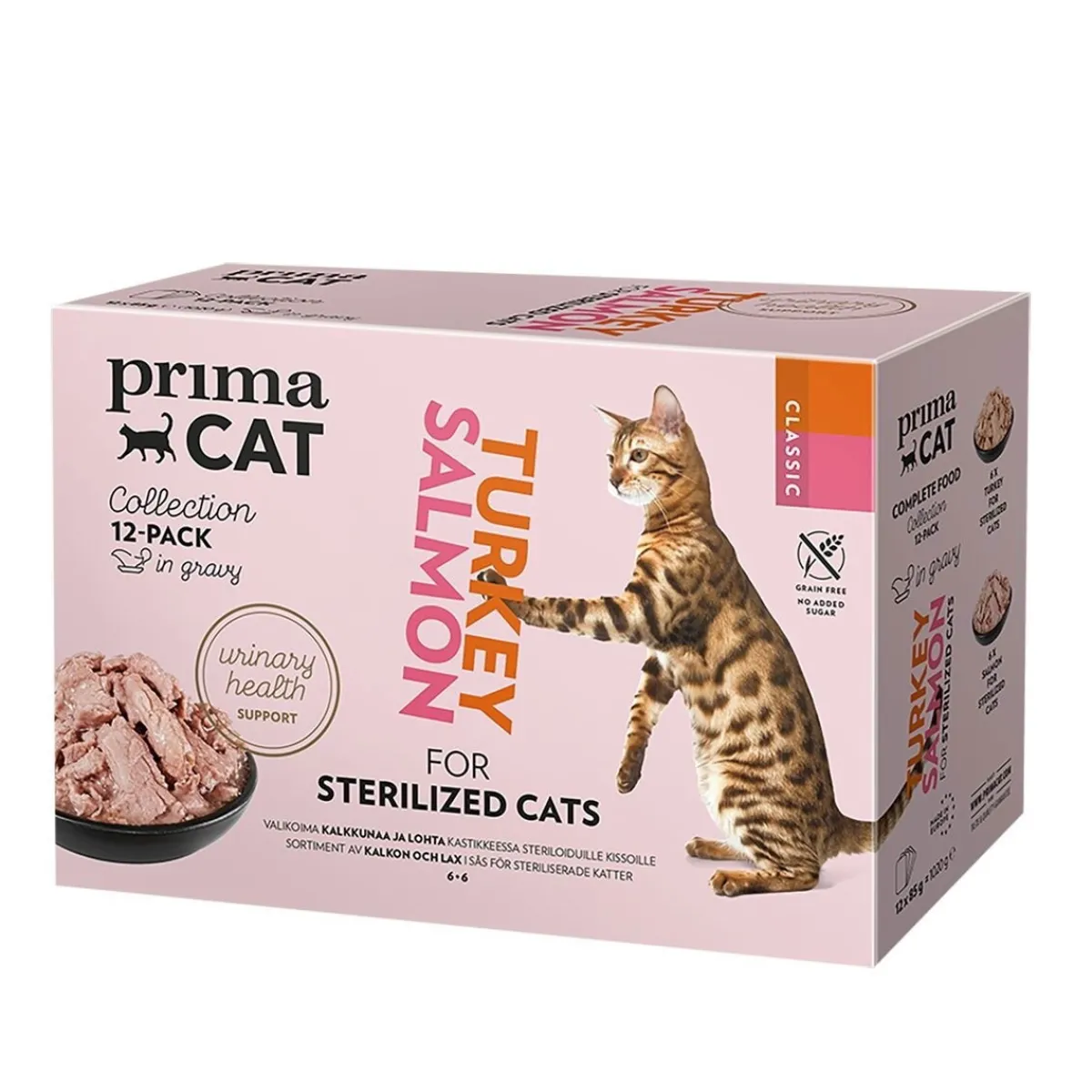 PrimaCat Kissan Märkäruoka|Kissan Erikoisruoat*Classic Sterilized kastikkeessa 12 x 85 g