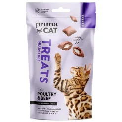 PrimaCat Funktionaaliset Kissanherkut|Uutuudet Kissoille*Prima Cat Crunchy Skin & Coat 40 g