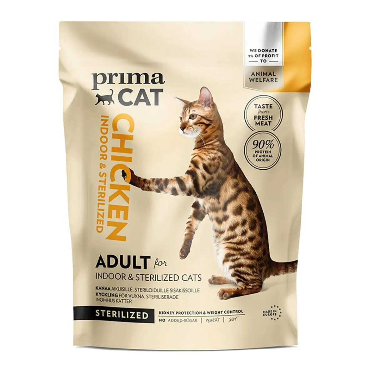 PrimaCat Kissan Kuivaruoka*Kana steriloiduille kissoille 4 kg