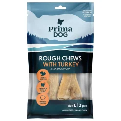 PrimaDog Puruluut|Tarjoukset Koirille*Rough Chews Kalkkuna-Tyrni