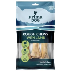 PrimaDog Puruluut|Tarjoukset Koirille*Rough Chews lammas-karpalo
