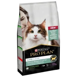 Purina Pro Plan Kissan Kuivaruoka|Kissan Erikoisruoat*ProPlan Cat Liveclear sterilised kalkkuna 1,4 kg