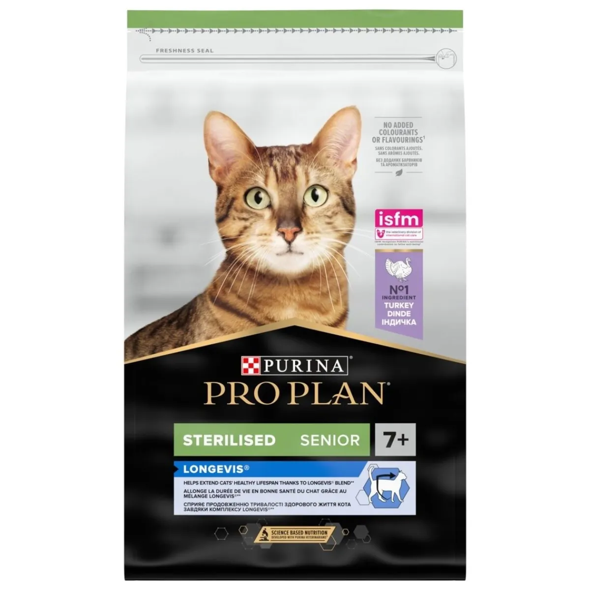 Purina Pro Plan Seniorikissan Ruoka|Kissan Kuivaruoka*Pro Plan Sterilised Cat 7+ Turkey