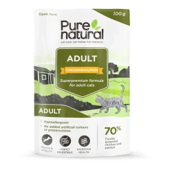 Purenatural Kissan Märkäruoka*Adult kana & lohi, 100g