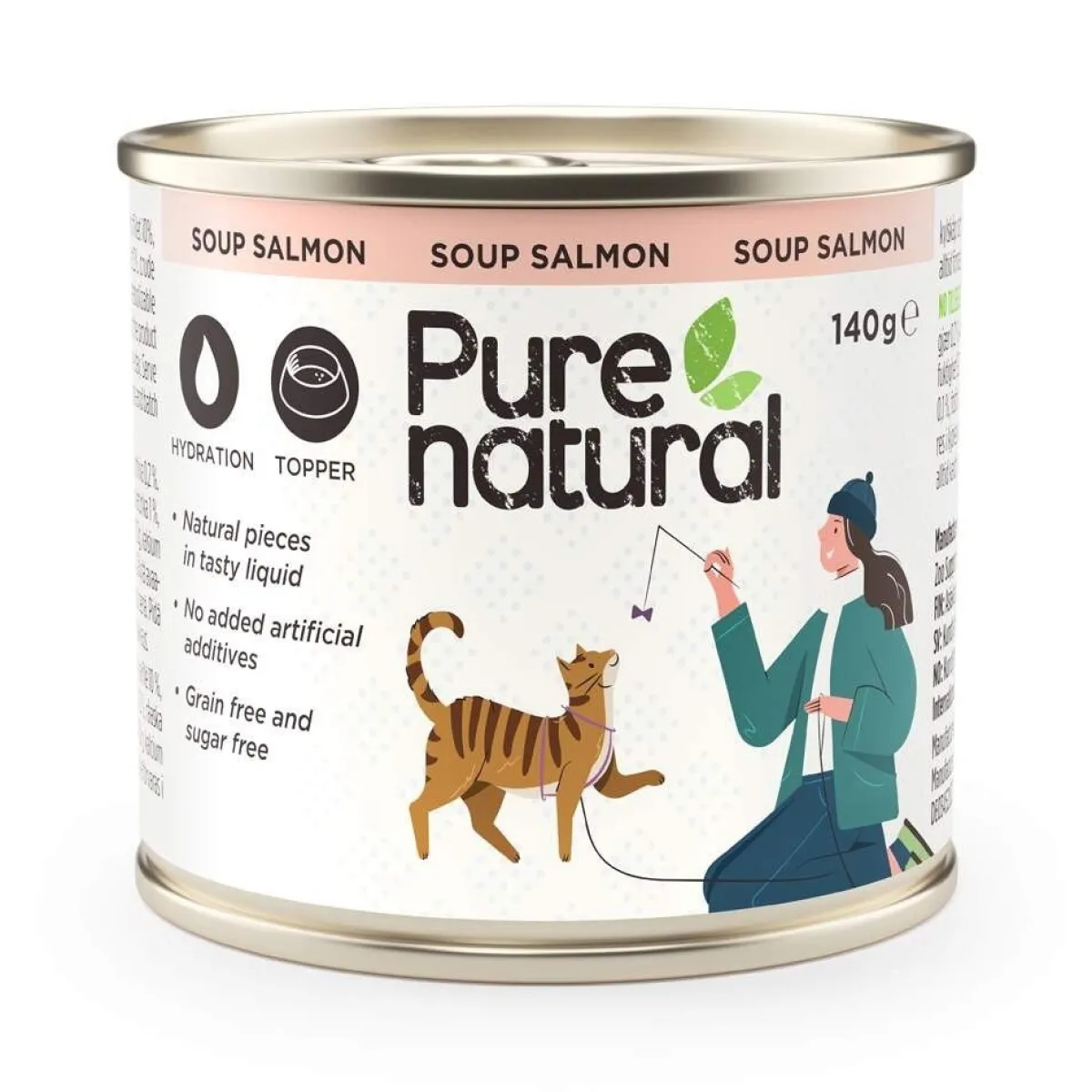 Purenatural Kissan Märkäruoka|Kissan Keitot*Cat Soup Salmon 140g